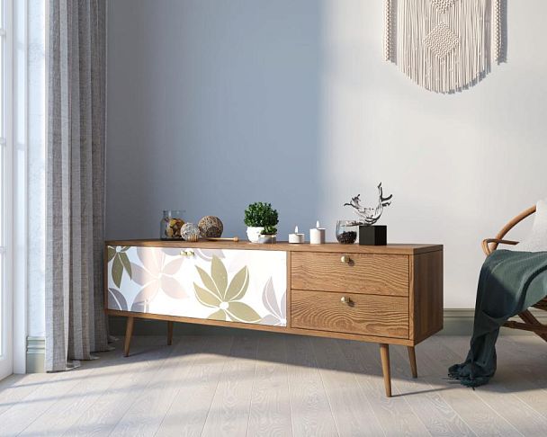 Комод Berber два ящика и две дверки 27 принт арт BB27/Print_27 - Вид 3