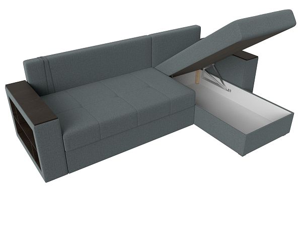 Диван угловой Дубай Лайт правый угол Рогожка серый - Вид 9