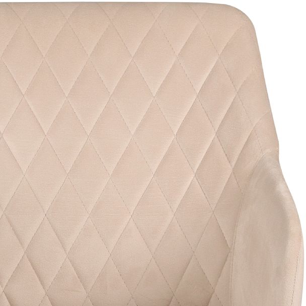 Барное поворотное кресло Барли К, Confetti cream/черный - Вид 8