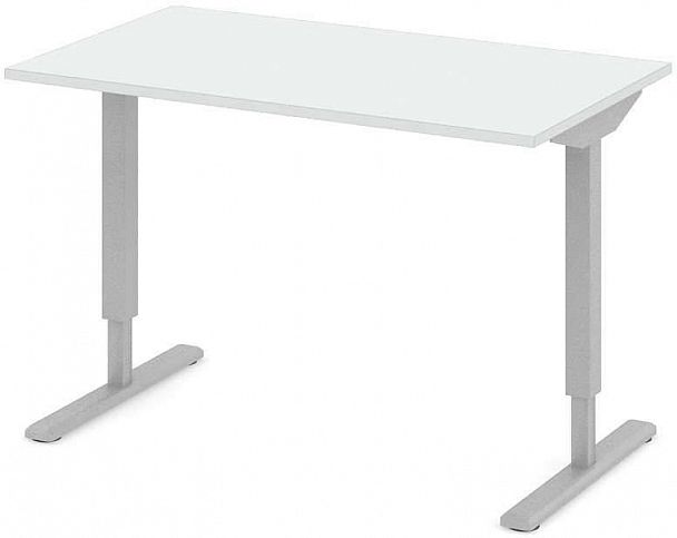 Стол офисный рабочий "Трансформер" ПК-ТРС-СТ140Х80/ЭР-В1-76 белый - Вид 1