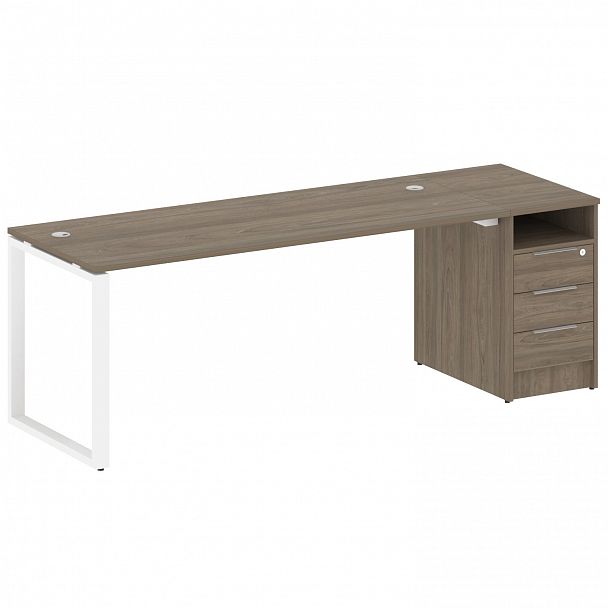 Рабочая станция "Metal System" БО.РС-СТП -1.5 вяз/белый - Вид 1