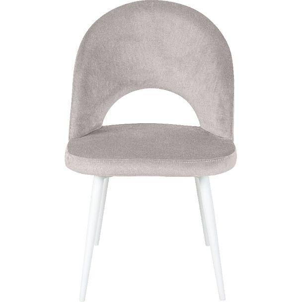 Стул кухонный Рэди светло-серый велюр/белый - Вид 2
