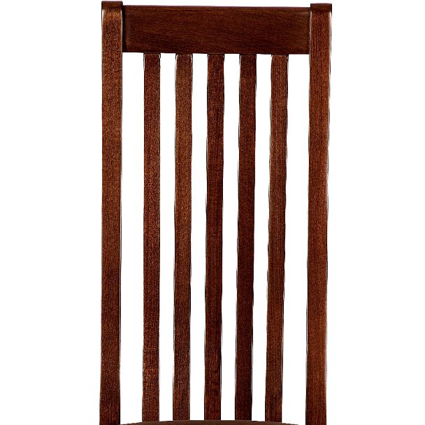 Комплект деревянных стульев с мягким сиденьем Альбен Античный орех/Коричневый велюр, 4 шт. - Вид 7