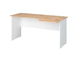 TANDEM RTD014-160R-V Стол эргономичный правый 1600х900х750 Вотан/Белый - Фото предпросмотра