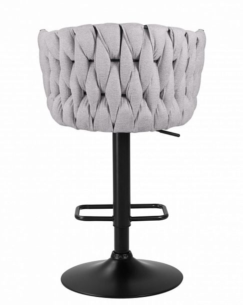 Стул барный DOBRIN LEON (серая ткань (LAR 275-17)) - Вид 2
