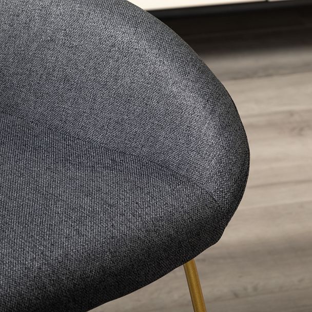 Кресло Kent тёмно-серый/Линк золото - Вид 14