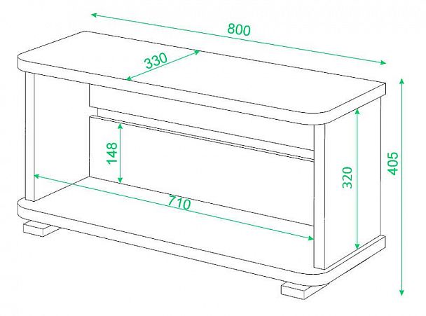 Стеллаж СБ-25/1 Шамони - Вид 2