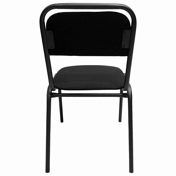 Стул для посетителей РС42, черный каркас, ткань черная - Вид 6