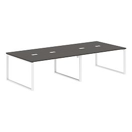 Конференц стол EQCT 3114 Мокко/Белый 3132х1346х750 EDIS - Фото предпросмотра