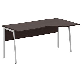 Стол прямой СА-1P(R) Венге Магия/Алюминий 1600х900х755 IMAGO PLUS - Фото предпросмотра