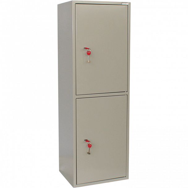 Шкаф металлический для документов BRABIX "KBS-023Т", 1253х420х350 мм, 27,5 кг, 2 отделения, сварной, 291155 - Вид 3