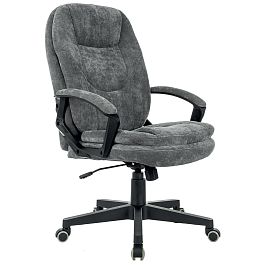 Кресло офисное BRABIX PREMIUM "Trend EX-568", велюр, серое, 533013 - Фото предпросмотра