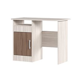 СТОЛ КОМПЬЮТЕРНЫЙ №4 (0,97х0,5х0,75) шимо темный/шимо светлый - Фото предпросмотра