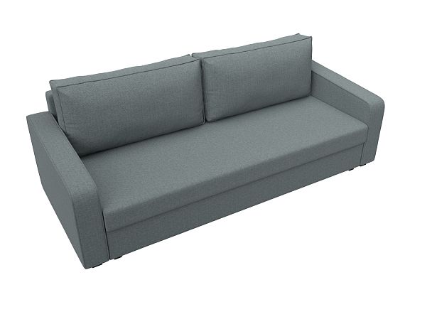 Диван прямой Лига-009 Рогожка серый - Вид 5