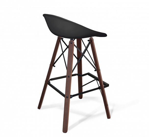 Стул барный Sheffilton SHT-ST19/S80 черный/темный орех - Вид 3