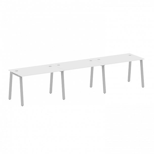 Рабочая станция "Metal System" БА.СМ-3.2 белый/серый - Вид 1