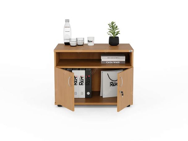 ЛАЙТ / LIGHT RLG018-80x45 Тумба под оргтехнику 80x55x60 Бук - Вид 4