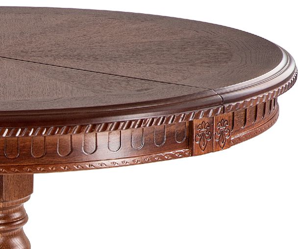 Стол деревянный раскладной Лорель D90 Миланский орех - Вид 8