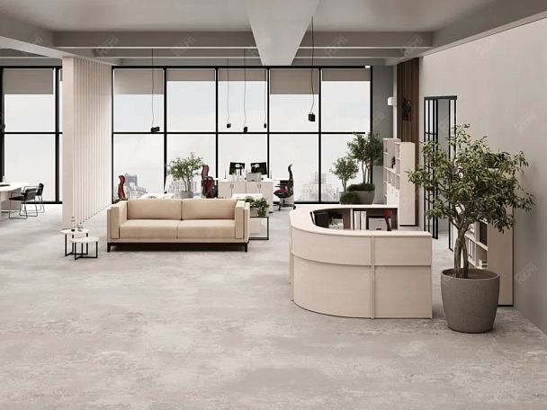 ЛАЙТ / LIGHT RLG069-9x9 Блок ресепшн с полкой 90x90x125 Дуб Молочный - Вид 6