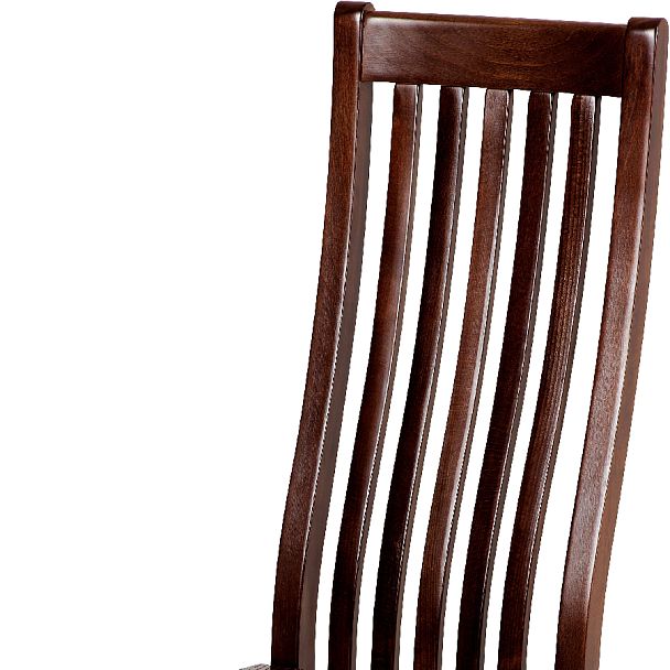 Комплект деревянных стульев с жестким сиденьем Альбен Античный орех, 2 шт. - Вид 6