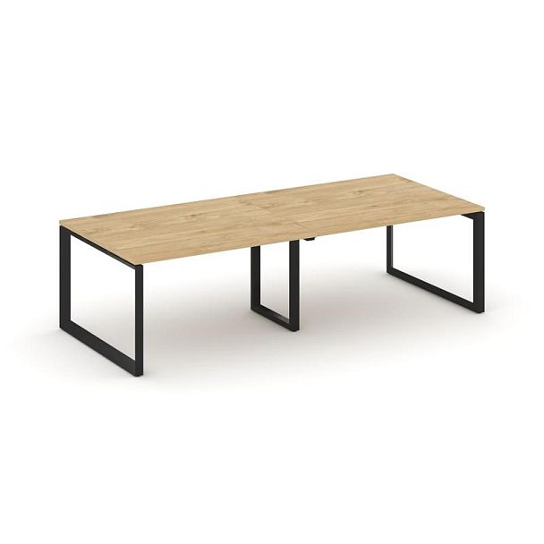 Style Project Next Стол переговорный SN-59O.SPRG-043.3 Тиквуд Светлый/Металл Черный 2760*1180*750 - Вид 1