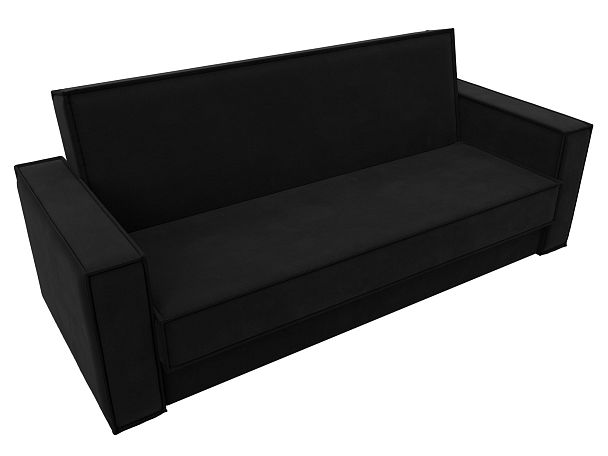 Диван-книжка Куба Микровельвет черный - Вид 5