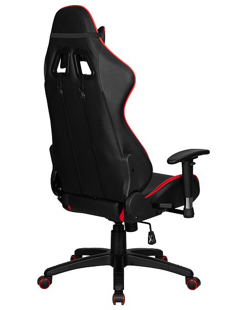 Кресло игровое DOBRIN BRIAN (черно-красная экокожа) - Вид 4