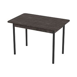 Стол Лион 2 ЛДСП (Подстолье прямое черное) НЕ ВЫБИРАТЬ Железный камень - Фото предпросмотра