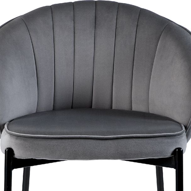 Комплект полубарных стульев Миэль серый/черный, 2 шт. - Вид 7