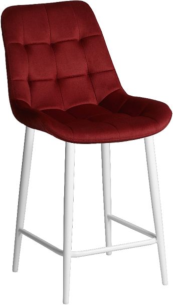 Комплект полубарных стульев Эйден, Confetti bordo/белый, 4 шт. - Вид 3