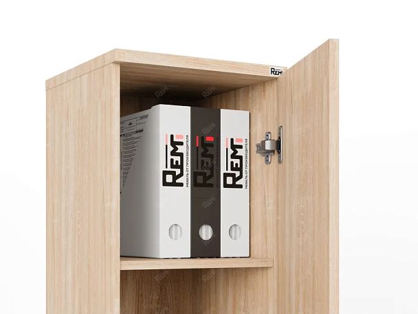 UNITY РШ3-04 ДУБ СОНОМА Закрытый шкаф Правый 366x380x1966 - Вид 5