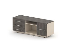 АККОРД/ACCORD RACR005 Тумба опорная 1500х470х565 Дуб Термо/Кашемир - Фото предпросмотра