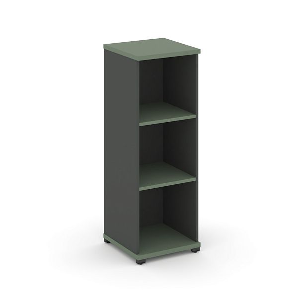 Concept Стеллаж 1 узкая секция, 3 ниши CN.STU-310 Кобо/Антрацит/Металл Антрацит 420*420*1186 - Вид 1