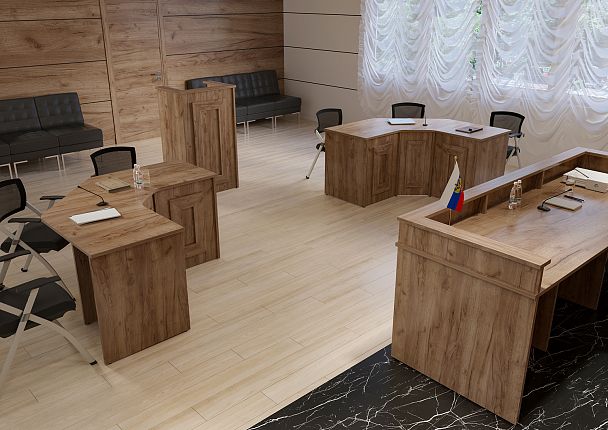 Подставка под флаг "KODEX" KD.PF Дуб Табак - Вид 3