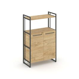 Rift Шкаф 3 ниши широкий RF.SS-32 Тиквуд Светлый/Металл Антрацит 798*396*1286 - Фото предпросмотра