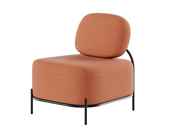 Jive Диван одноместный JVE-1 Romeo 08/Металл Черный 670*720*770 - Вид 1