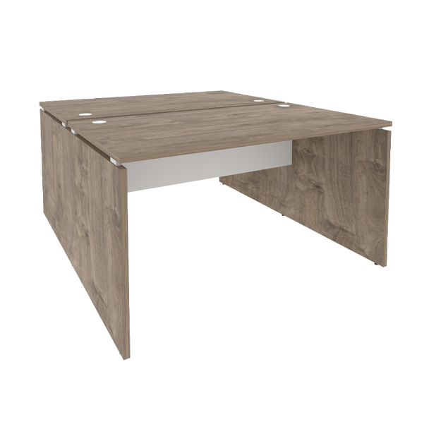 Onix Рабочая станция O.D.RS-2.3.8 Тиквуд темный/Белый бриллиант 1380*1635*750 - Вид 1