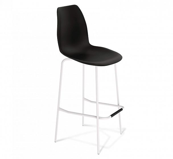 Стул барный Sheffilton SHT-ST29/S29 черный/белый муар - Вид 2