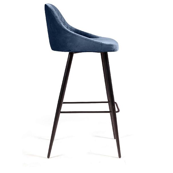 Стул барный Douglas ромб, бархат синий 29 - Вид 3