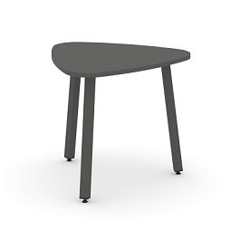 Стайл Проджект Стол переговорный SN-5.SPRG-70.3 Антрацит/Металл Антрацит 900*900*750 - Фото предпросмотра