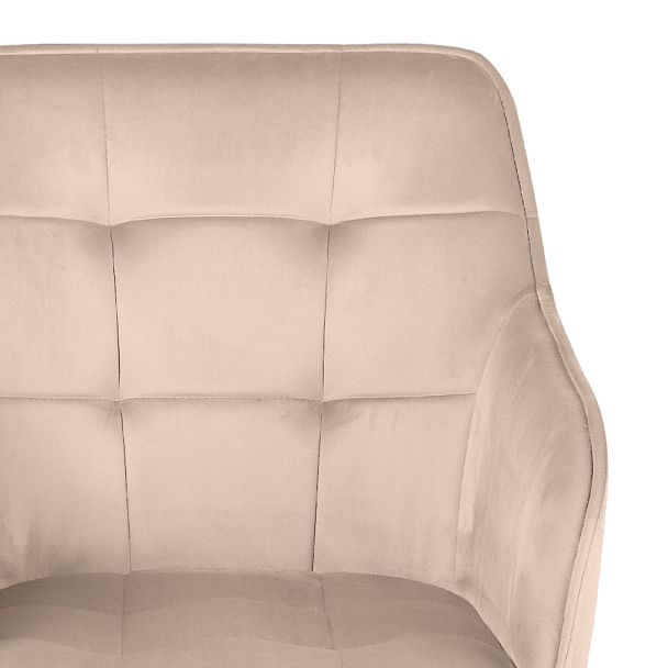 Кресло поворотное Мони, Confetti cream/белый - Вид 9