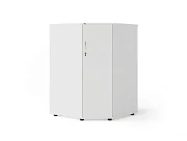 ЛАЙТ / LIGHT RLG053-8x8 Угловой шкаф 80x80x113 Белый - Фото предпросмотра