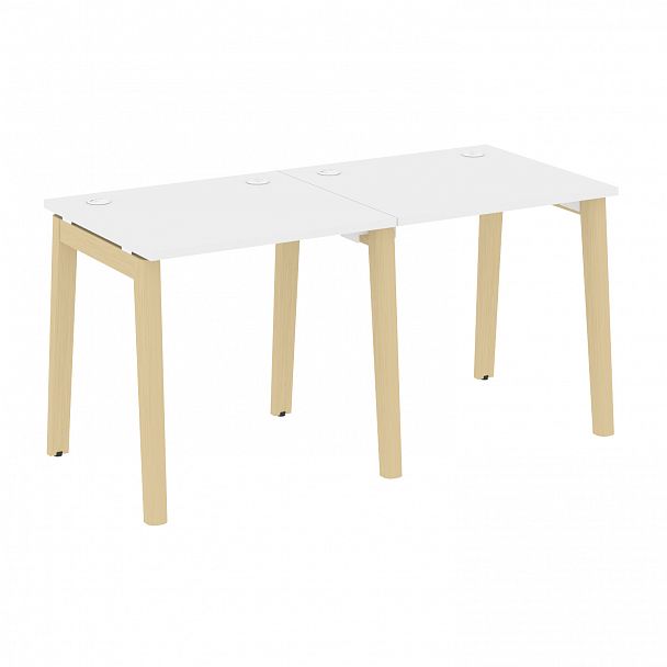 Рабочая станция "Onix wood" OW.RS-2.0.7 белый/дуб светлый - Вид 1