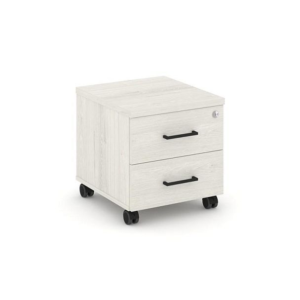 Стайл Проджект Тумба мобильная SN.TM-001 Дуб Наварра/Черный Ручки 416*460*437 - Вид 1