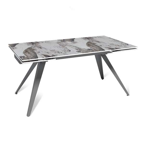 Стол раскладной Asti (160+40+40), керамика глянцевая Pandora - Вид 1