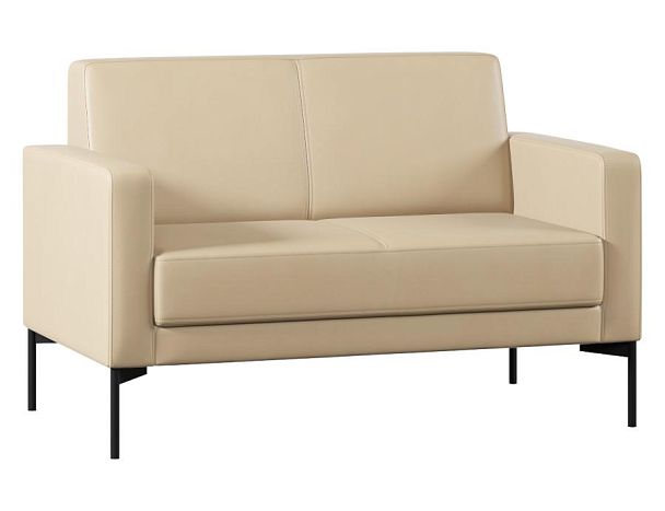 Диван Everprof Gamma двухместный Экокожа Бежевый - Вид 1