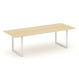 Style Project Direct Direct Стол переговорный SN-6O.SPRG-258.3 Акация Лорка/Металл Белый 2580*980*750 - Фото предпросмотра