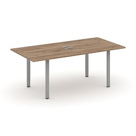 Style Project Direct Direct Стол переговорный SN-6P.SPRG-198 Дуб Табак/Металл Серый 1980*980*750 - Фото предпросмотра