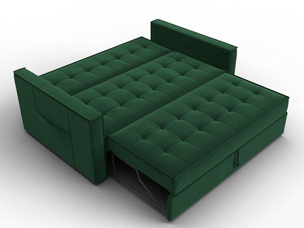 Диван прямой Лига-104 (140) Велюр зеленый - Вид 8