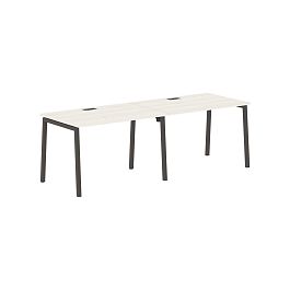 Стол 2-х местный ELWST 2380 Ясень Траун/Мокко 2326х800х750 EDIS - Фото предпросмотра